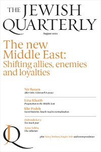 Cover Jewish Quarterly 245 The New Middle East