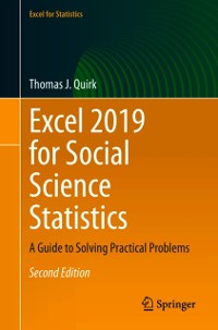 Cover Excel 2019 for Social Science Statistics