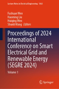 Cover Proceedings of 2024 International Conference on Smart Electrical Grid and Renewable Energy (SEGRE 2024)