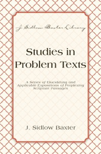 Cover Studies In Problem Texts