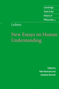 Cover Leibniz: New Essays on Human Understanding