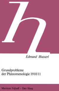 Cover Grundprobleme der Phänomenologie 1910/11