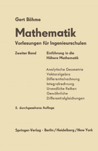 Cover Einfürung in die Höhere Mathematik