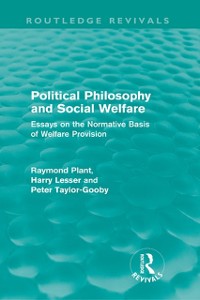 Cover Political Philosophy and Social Welfare (Routledge Revivals)