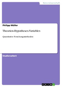 Cover Theorien-Hypothesen-Variablen