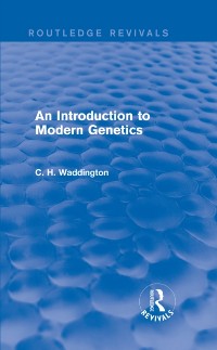 Cover Introduction to Modern Genetics