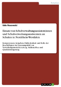 Cover Einsatz von  Schulverwaltungsassistentinnen und Schulverwaltungsassistenten an Schulen in Nordrhein-Westfalen