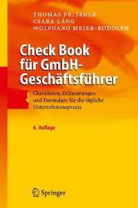 Cover Check Book für GmbH-Geschäftsführer