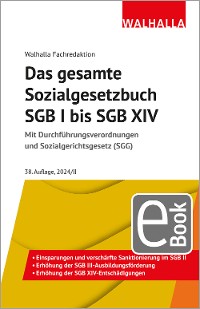 Cover Das gesamte Sozialgesetzbuch SGB I bis SGB XIV