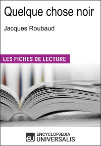 Cover Quelque chose noir de Jacques Roubaud