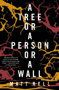 Cover A Tree or a Person or a Wall : Stories