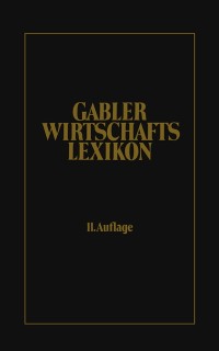 Cover Gabler Wirtschafts Lexikon