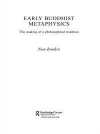 Cover Early Buddhist Metaphysics
