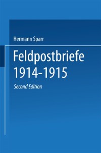 Cover Feldpostbriefe 1914–1915