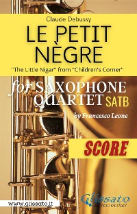 Cover Le petit nègre - Sax Quartet (Score)