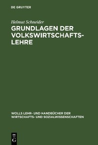 Cover Grundlagen der Volkswirtschaftslehre