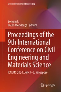 Cover Proceedings of the 9th International Conference on Civil Engineering and Materials Science