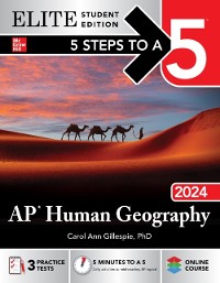 Cover 5 Steps to a 5: AP Human Geography 2024 Elite Student Edition