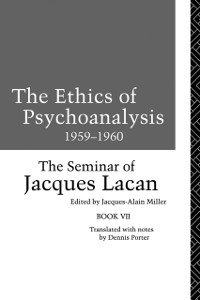 Cover Ethics of Psychoanalysis 1959-1960