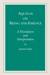 Cover Aquinas on Being and Essence