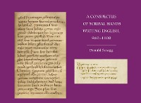Cover A Conspectus of Scribal Hands Writing English, 960-1100