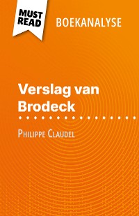 Cover Verslag van Brodeck van Philippe Claudel (Boekanalyse)