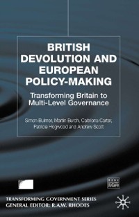 Cover British Devolution and European Policy-Making