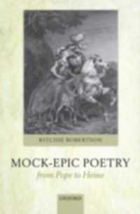 Cover Mock-Epic Poetry from Pope to Heine