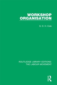 Cover Workshop Organisation