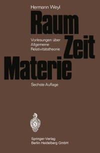 Cover Raum - Zeit - Materie