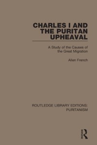 Cover Charles I and the Puritan Upheaval
