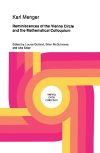 Cover Reminiscences of the Vienna Circle and the Mathematical Colloquium