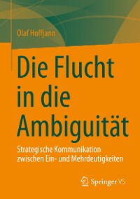 Cover Die Flucht in die Ambiguität