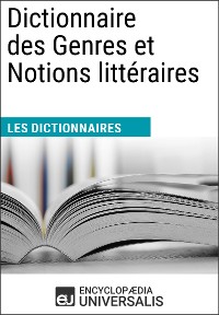 Cover Dictionnaire des Genres et Notions littéraires
