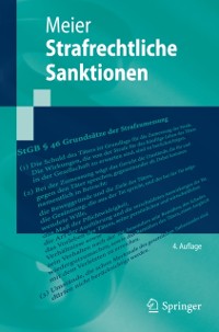 Cover Strafrechtliche Sanktionen