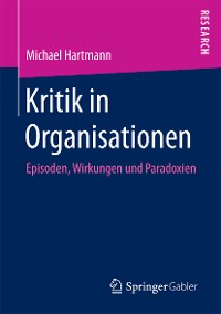 Cover Kritik in Organisationen