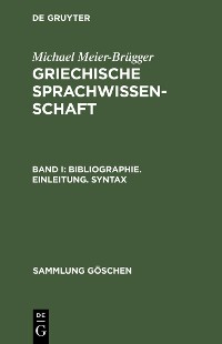 Cover Bibliographie. Einleitung. Syntax