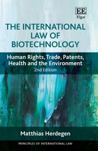 Cover International Law of Biotechnology