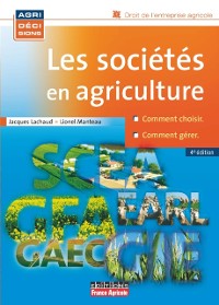 Cover Les sociétés en agriculture