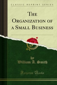 Cover Organization of a Small Business