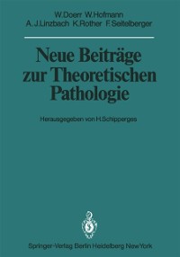 Cover Neue Beiträge zur Theoretischen Pathologie