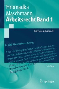 Cover Arbeitsrecht Band 1