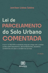 Cover Lei de Parcelamento do Solo Urbano Comentada