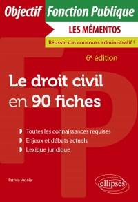 Cover Le droit civil en 90 fiches