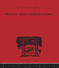 Cover Plato and Parmenides