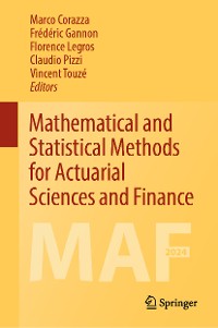 Cover Mathematical and Statistical Methods for Actuarial Sciences and Finance