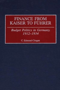 Cover Finance from Kaiser to Fuhrer