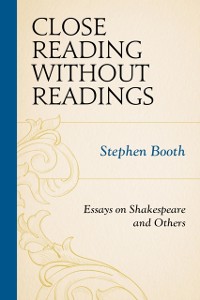 Cover Close Reading without Readings