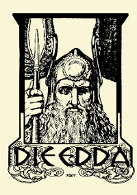 Cover Die Edda. Illustrierte Ausgabe.