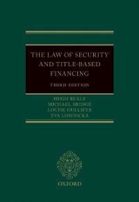 Cover Law of Security and Title-Based Financing